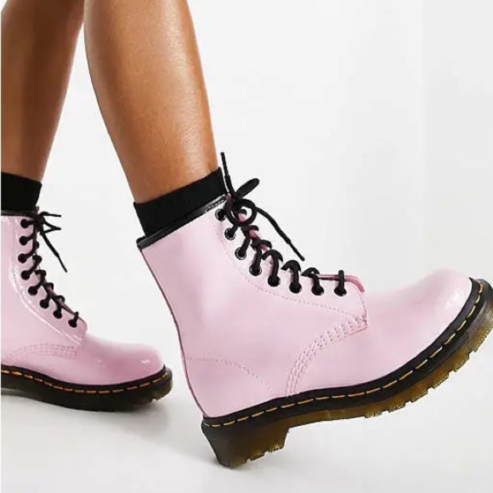 Dr. Martens 1460 Pink Patent Boots